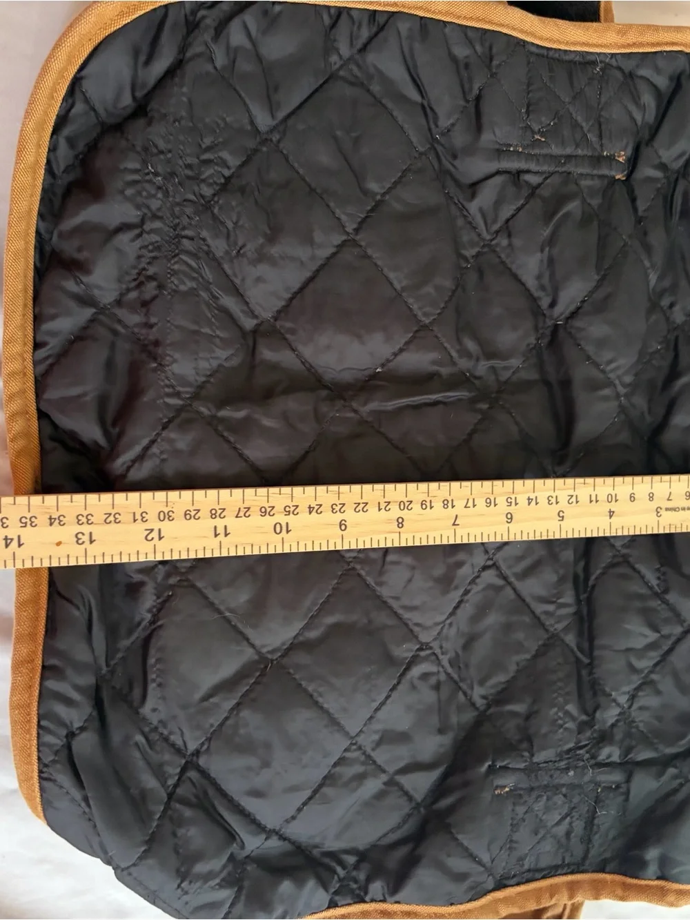 Carhartt Quilted Dog Chore Coat Vest Brown Approx Large Workwear